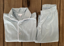 Cargar imagen en el visor de la galería, Pijama interlock celeste de varón
