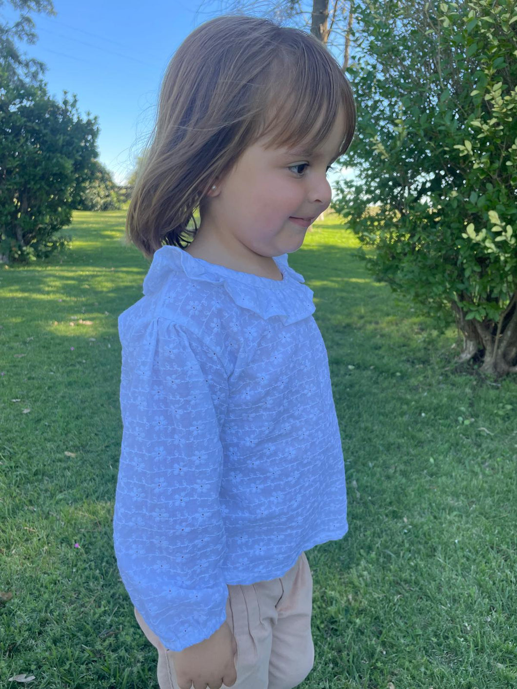 Camisa broderie de niña