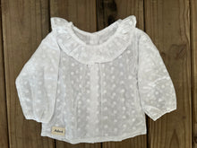 Cargar imagen en el visor de la galería, Camisa broderie de niña
